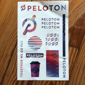 Peloton stickers decals